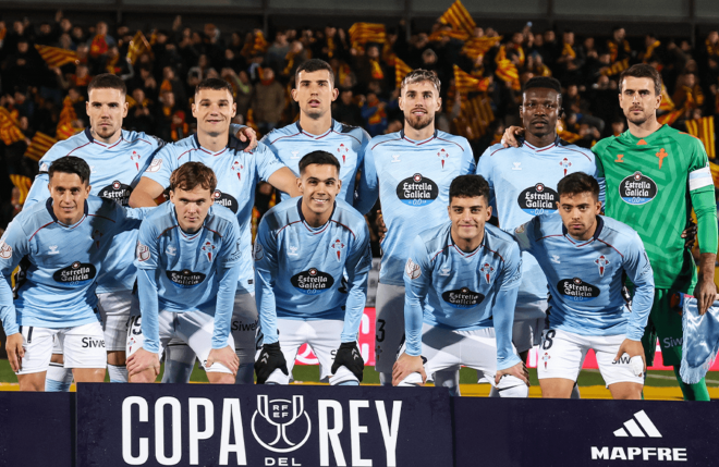 Once titular del Celta ante el Sant Andreu (Foto: Celta).