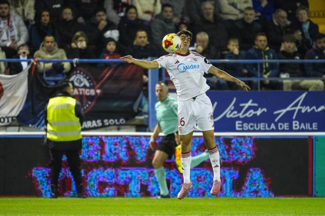 Juanlu, en el Extremadura-Sevilla (Foto: AFP7/Europa Press).