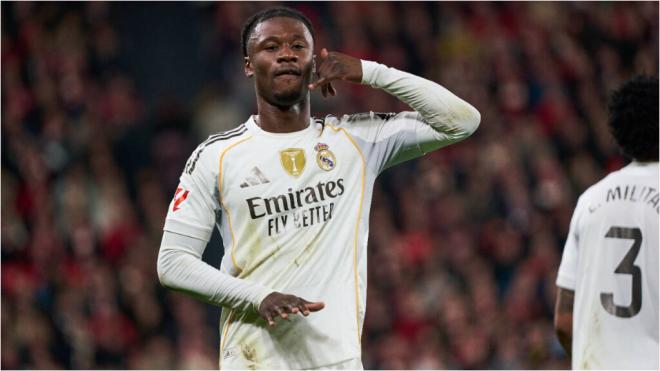 Camavinga se lesionó ante el Athletic y podría volver ante el Celta (foto: Cordon Press).