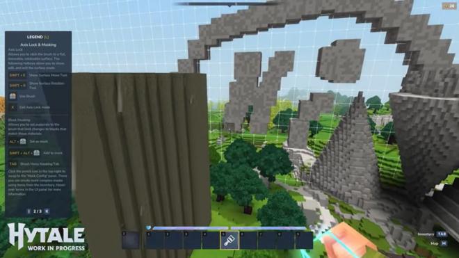 El creador de mapas de Hytale, parte fundamental de la creación de contenido del sandbox.