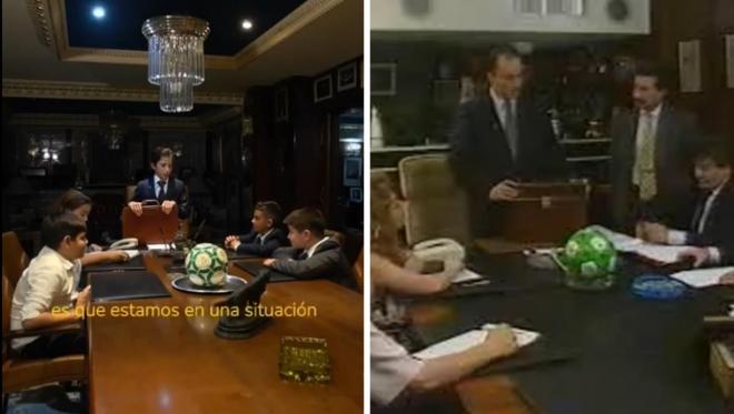 La imitación de Lopera con niños en Bormujos.