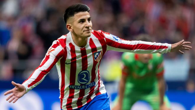 Thiago Almada celebra un gol en el Atlético de Madrid (Cordon Press)