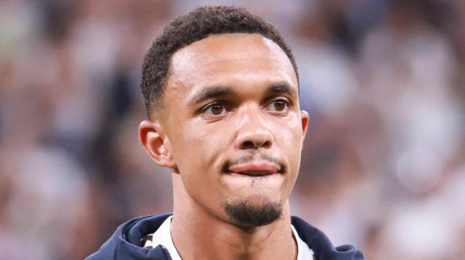 Trent Alexander-Arnold se ha derrumbado al saber el tiempo de baja con el Real Madrid (foto: Cordon