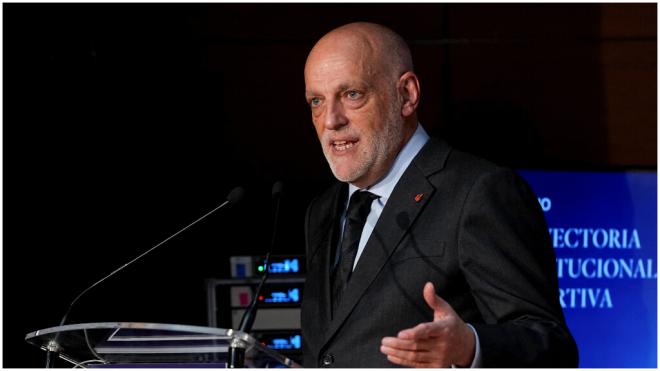 Javier Tebas, en un evento. (Europa Press)