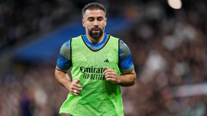 Dani Carvajal con el Real Madrid (Europa Press)