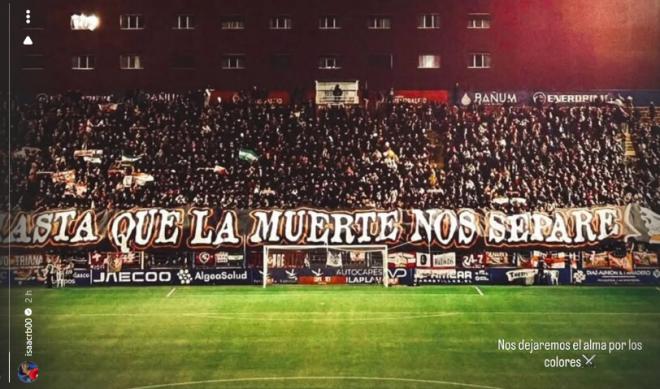 La storie compartida por Isaac Romero.