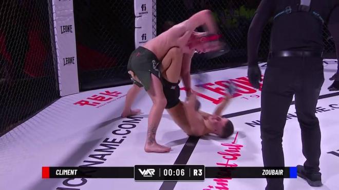 Leo Climent y Salman Zoubair regalaron un gran combate en WAR 8 (Captura: Infinity).