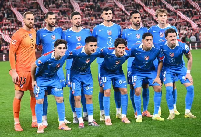 El once del Atlético de Madrid ante el Athletic (Foto: LaLiga).