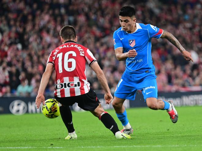 Thiago Almada, en el Athletic-Atlético (Foto: LaLiga).