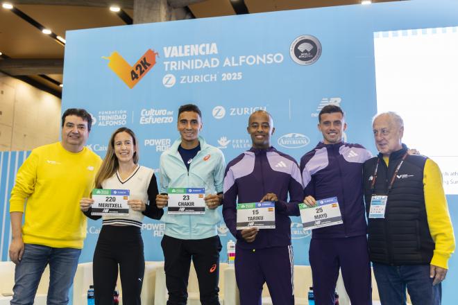 Atletas estpañoles Maratón Valencia 2025