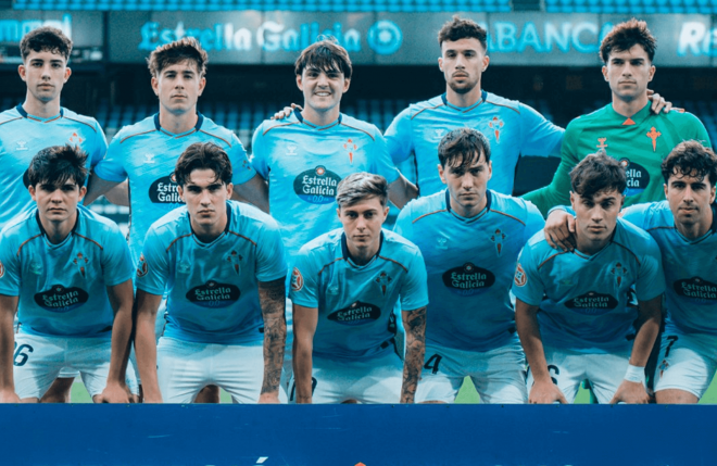Once titular ante el Pontevedra (Foto: Celta).