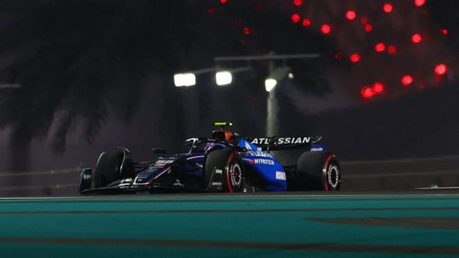 Carlos Sainz, en Abu Dhabi (Foto: Williams).