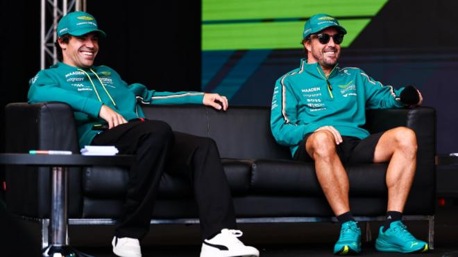 Fernando Alonso y Lance Stroll, durante la temporada 2025 (Foto: Europa Press).