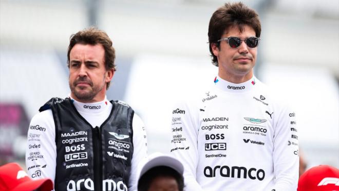 Fernando Alonso y Lance Stroll, durante la temporada 2025 (Foto: Europa Press).