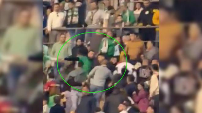 Captura del vídeo difundido por redes sociales.