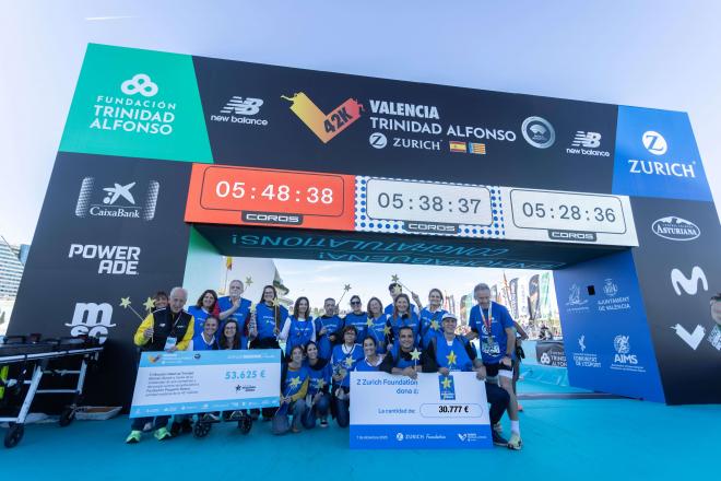 Entrega de certificados sostenibles en el Maratón Valencia
