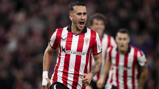 Gol de Alex Berenguer ante el Atlético de Madrid en San Mamés (Foto: Athletic Club).