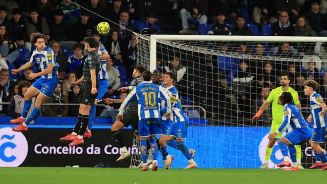 Antonio Hidalgo ha hablado sobre el gol del Castellón de córner ante el Deportivo (foto: LALIGA)