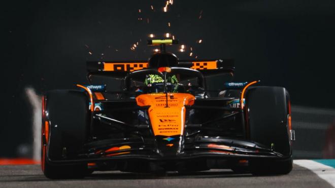 Lando Norris, en Abu Dhabi (Foto: McLaren).