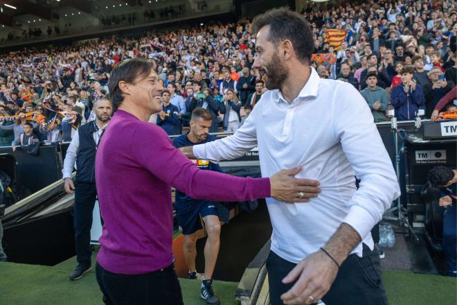 Matías Almeyda, ante el Valencia (Foto: Cordon Press).