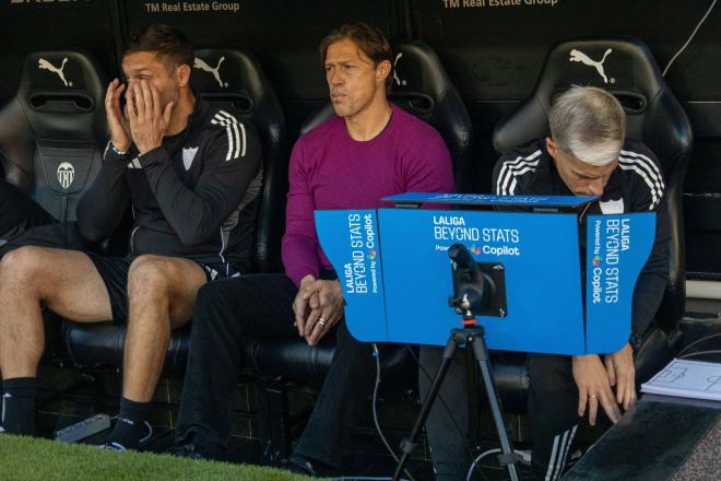 Matías Almeyda, ante el Valencia (Foto: Cordon Press).
