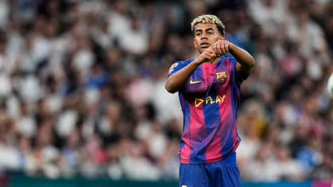 Lamine Yamal en un partido con el Barça (Europa Press)