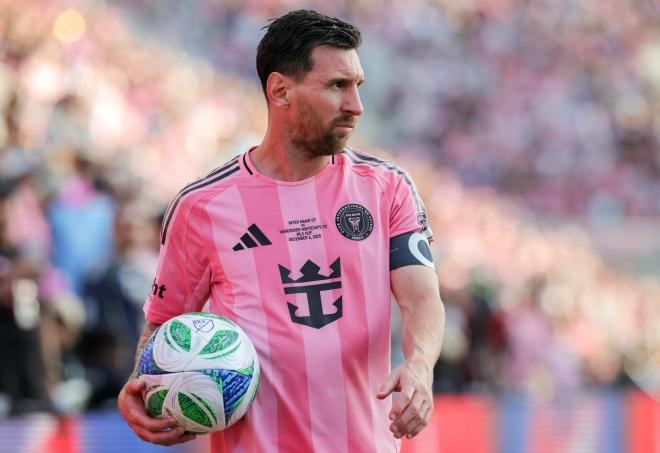 Leo Messi, en la final de la MLS Cup (Foto: EFE).