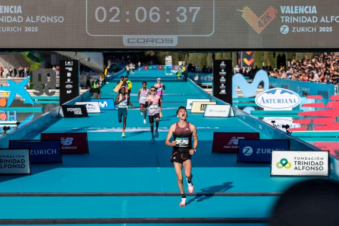 Alex Yee en el Maratón Valencia
