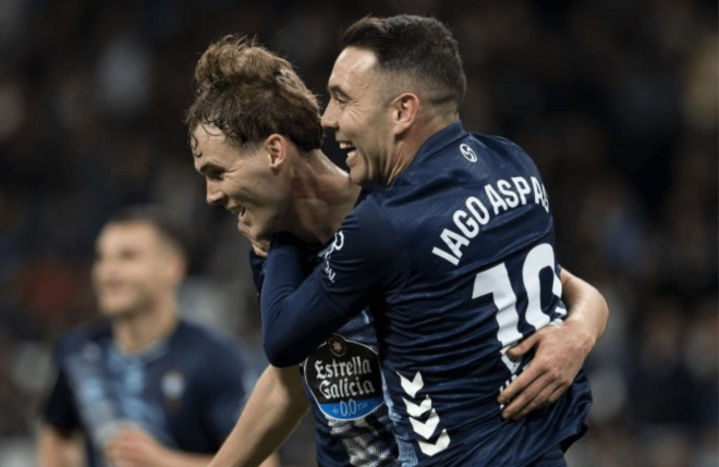 Williot Swedberg y Iago Aspas (Foto: LaLiga).