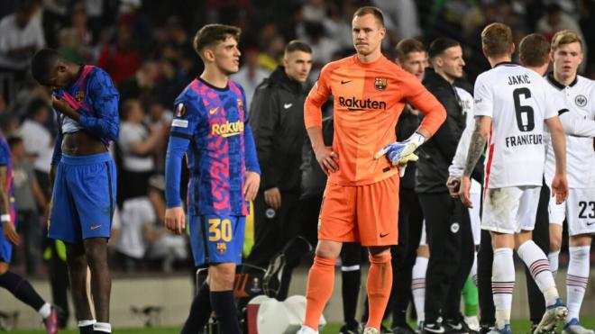El Barcelona cayó en aquel partido ante el Eintracht de Frankfurt (foto: Cordon Press).