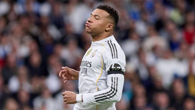 Kylian Mbappé en un partido del Real Madrid (Cordon Press)