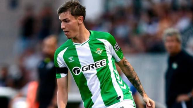 Carlos de Roa, con el Betis en pretemporada (Foto: RBB).