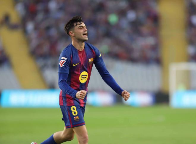 Pedri celebra un gol (Foto: Cordon Press)