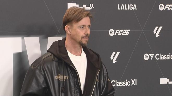 Guti posa en el acto de LALIGA y EA Sports (Foto: ElDesmarque)
