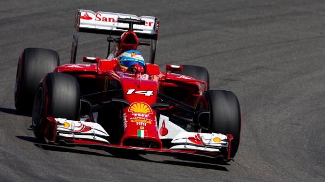 Fernando Alonso, en el GP de Alemania. (FOTO: Ferrari).
