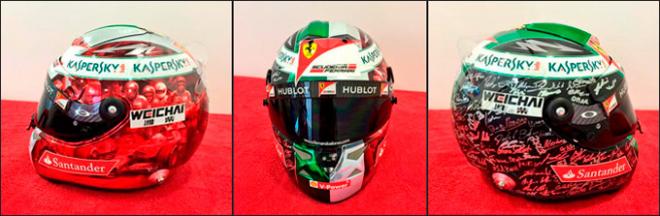 Alonso lucirá un casco especial en su último GP con Ferrari.