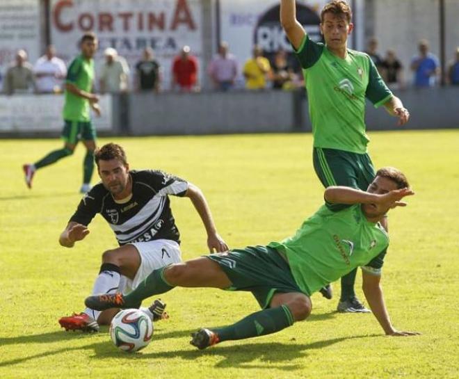 Imágen del Lealtad-Celta B del pasado sábado (FOTO: Faro de Vigo.)