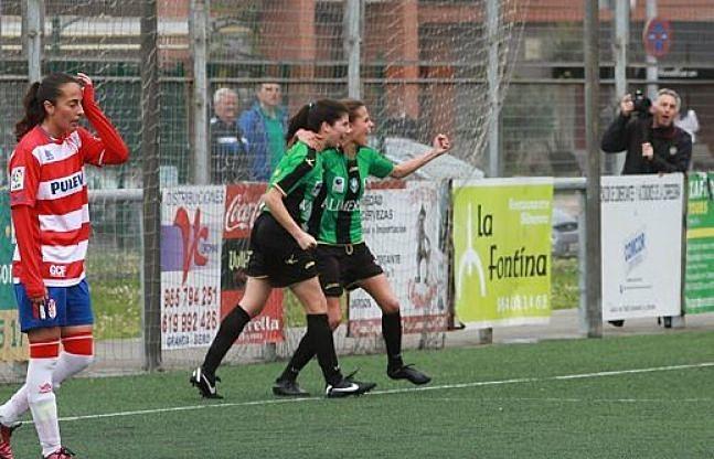 Yoli Chamorro celebrando un gol la temporada pasada.