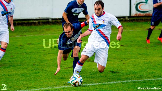 Pablo Acebal, en una acción del partido.