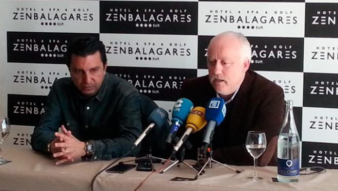 Díaz Galan, en su presentación este lunes. (FOTO: Real Avilés).