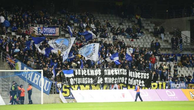 El Carlos Tartiere, en un partido de esta temporada. (FOTO: Hugo Álvarez).