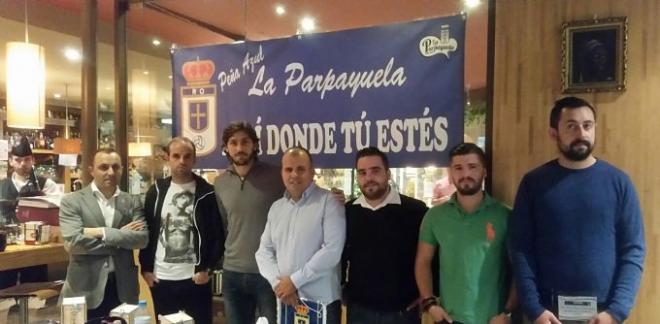 La peña azul La Parpayuela celebró su segundo aniversario. (FOTO: Real Oviedo)