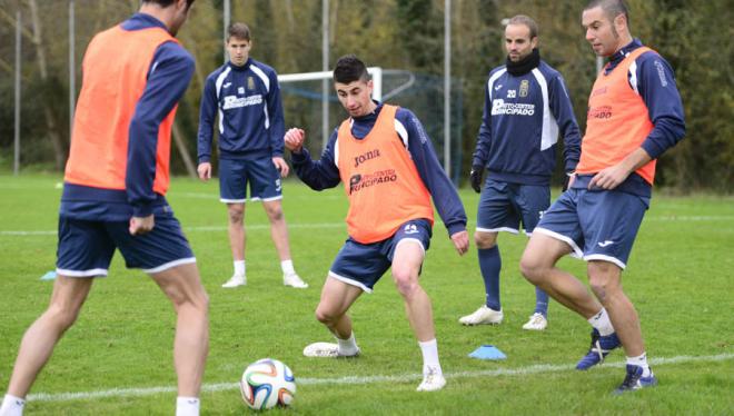 Nacho López, durante un entrenamiento. (Foto: Hugo Álvarez).