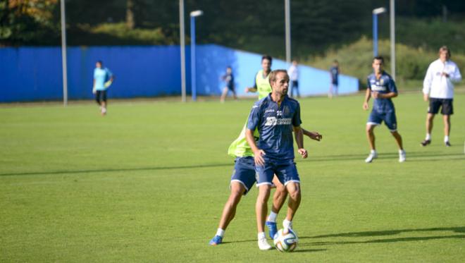 Sergio García, en El Requexón. (FOTO: Hugo Álvarez)