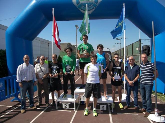 Podio masculino de la prueba (FOTO: CNSO.)