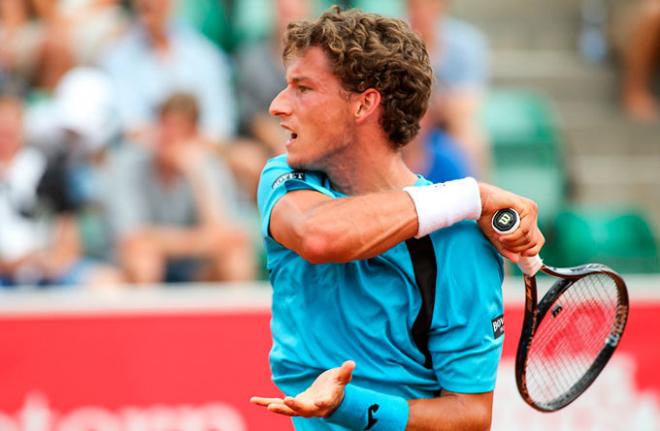 El gijonés, hace dos semanas en Bastad. (FOTO: ATP).