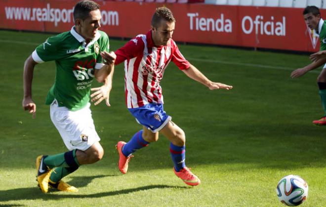 Partido de semifinales entre Sporting B y Caudal (FOTO: Rodrigo Medina.)