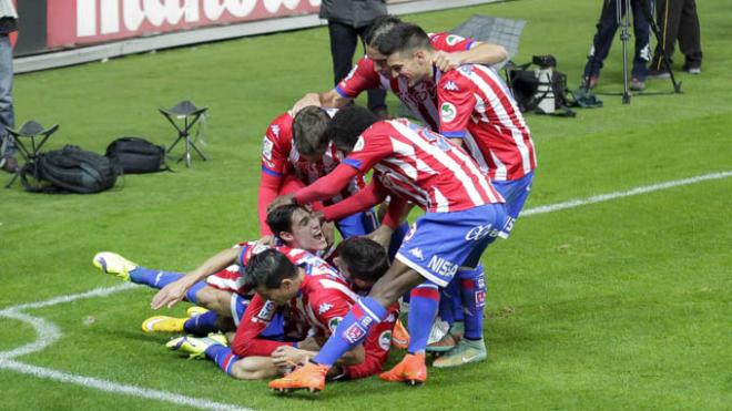 El Sporting de Gijón sumó una nueva victoria en casa. (FOTO: Rodrigo Medina)