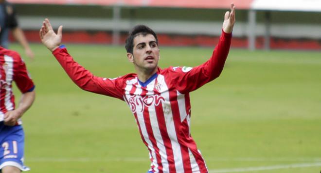 Castro celebra el primer gol. (FOTO: Rodrigo Medina).