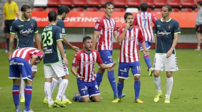 Ante el Valladolid fue el último empate en casa del Sporting. (FOTO: Rodrigo Medina)